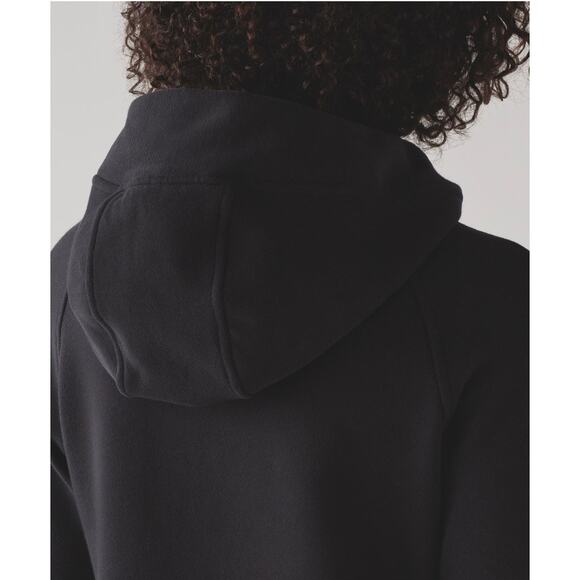 (6) $128 Lululemon Lululemon Fleece Be True Hoodie Black - Picture 4 of 8
